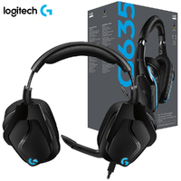 Logitech G635 7.1 SRS LIGHTSYNC Gaming Headset Surround Over-Ear Headphone