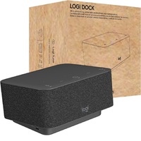 Logitech Logi Dock All-in-one USB-C Laptop Docking Station Speakerphone Graphite