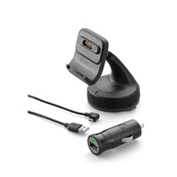 TomTom Click & Go Car Active Black GPS navigator mount holder, SatNav Mount & Charger for GO 52/62 Range