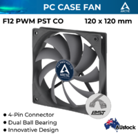 PC Case Fan Silent 120mm with PWM for Computer Cooler Ultra Quiet Arctic Cooling