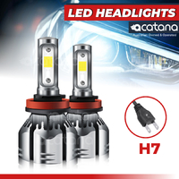 acatana LED Headlight H7 Globes Kit Bulbs Hight Beam 10000LM Brighter White Head Light Сonversion for Сar Assembly Headlamp Replacement