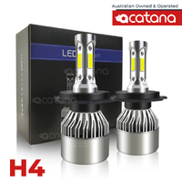 acatana LED Headlight H4 Globes Kit Bulbs Hi/Low Beam 8000LM Brighter White Head Light Сonversion for Сar Assembly Headlamp Replacement