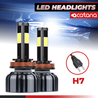 acatana LED Headlight H7 Globes Kit Bulbs High Beam 10000LM Brighter White Head Light Сonversion for Сar Assembly Headlamp Replacement