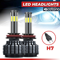 acatana LED Headlight H7 Globes Kit Bulbs Hight Beam 12000LM Brighter White Head Light Сonversion for Сar Assembly Headlamp Replacement