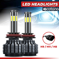 acatana LED Headlight H11 H8 H9 Globes Kit Bulbs Hight Beam 12000LM Brighter White Head Light Сonversion for Сar Assembly Headlamp Replacement