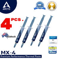 4x Arctic Cooling MX-4 (4g) Premium Thermal Compound for CPU, GPU, High Thermal Conductivity, Low Thermal Resistance