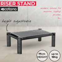 Acatana Monitor Riser Stand Laptop Desktop Height Adjustable Shelf TV Computer Printer ACA-AMS-1L