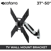 Acatana TV Wall Mount Bracket up to 37"-50" inch Tilt Full Motion Swivel VESA Monitor Plasma Flat