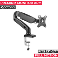 Acatana Single Monitor Stand Arm Mount Desk Screen Holder Bracket Gas-Spring 27"
