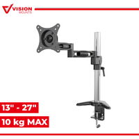 acatana Single Monitor Stand Arm LCD HD LED Desk Mount Holder Bracket Computer Display Screen up to 10kg 27" ACA-LDT42-C012