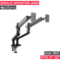 Acatana Dual Monitor Mount Stand Two Arm Display Bracket Screen Holder Premium
