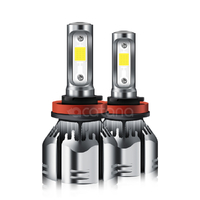 H11 H9 H8 LED Headlight Bulbs Kit - Replacement Car Globes, (6500K White, 150W, 12000LM)