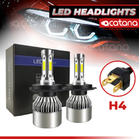 S2 Headlight Head Lamp Kit H4 HB2 9003 Beam LED Globes