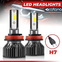 H7 LED Headlight Globes Replacement Bulbs Kit (12000LM, 72W)
