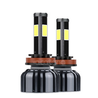 H7 LED Headlight Bulbs Kit - Car Globes (20000LM, 90W, 6500k White, CANbus)