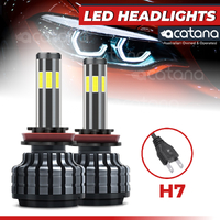 H7 LED Headlight Bulb Kit Replacement Car Globes  (24000LM, 100W, 6500K White)