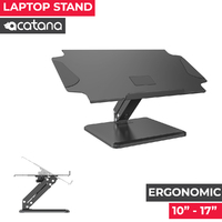 Acatana ACA-LHA6 | Adjustable Laptop Stand Desk Riser Holder fits Macbook Notebook Portable fits 10-17"
