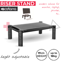 Acatana Height Adjustable Monitor Riser Stand Desktop Laptop Shelf Computer Display Holder Screen TV Table Printer for Home & Office Use ACA-MR01