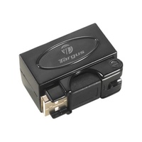 Targus Micro Travel USB 2.0 4-port Hub with Swivel Connector, Black