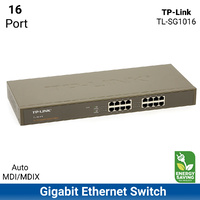Switch Ethernet Tp-Link Port Gigabit Network 1000mbps 16-PORT HUB TL-SG1016