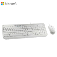 Keyboard and Optical Mouse Wired Desktop 600 Microsoft APB-00022 Combo Set
