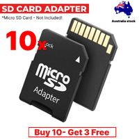 10x Micro to SD Card Adapter Memory Card Converter Reader Notebook Camera Type