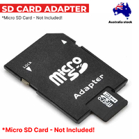 A-RAM MicroSD / TF to SD / SDHC SDXC Card Adapter for microSD / micro SDHC SDXC Card to Full size SD slot with Lock (Bulk Packaged)