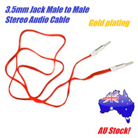 Audio AUX Stereo Cable 3.5mm Male To Male Auxiliary Input Jack Car Cord 1m AU