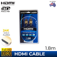 HDMI cable Male 1.4 High Speed Ethernet FULL HD 1080p Premium V1.4 Display 1.8M