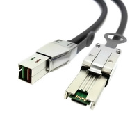 INTEL straight MiniSAS-HD to straight MiniSAS RAID SAS Cable Kit (2 cables), two 650mm High Density Mini-SAS to 8087 Mini-SAS Cables