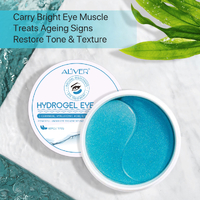 Aliver Hydrogel Eye Mask Under Eye Repair Patches Gel Pads Collagen Hyaluronic Acid Eyepads for nti Wrinkles Dark Circle Puffiness (30 pairs)