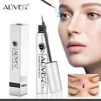 Aliver Fuller Thicker Eyelash Growth Serum Eyebrow Enhancer Lash Booster for Long Thick Lashes and Eyebrows