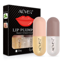 Aliver 2pcs Lips Plumper Serum Lip Volumising Serum Enhancer PLUMP Boost Moisturizer