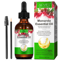 Aliver 100% Pure & Natural Monarda Essential Oil for Hair Growth Anti Hair Loss Scalp Repair Skin Care, 60ml