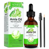 Aliver Amla Oil Hair Growth Scalp Treatment Care Moisturize Pure Natural 60ml