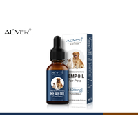 Aliver Pet Hemp Seed Oil for Dogs Cats Organic Drops Natural Calming Aid Pain Relief Helps Stress Anxiety Health Immunity Hip Joint 1500mg Omega