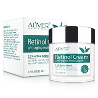 Aliver Retinol Face Cream Anti Aging Wrinkle Moisturizer Hyaluronic Acid Skin Care Repair Vitamins Green Tea Jojoba Oil