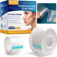 Aliver Silicone Gel Scar Sheets Patch Removal Skin Repair Stretch Mark Roll Tape Adhesive 1.5m