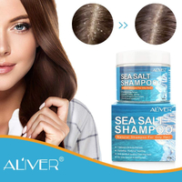 Aliver Natural Hair Sea Salt Anti Dandruff Shampoo Treatment Dry Itchy Scalp Psoriasis Head Medical Home for Men Women