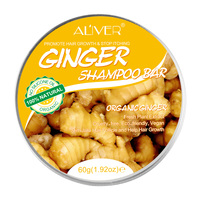 Organic Ginger Shampoo Bar Anti Hair Loss Shmpoo Soap Hair Growth Care Soap Natural
