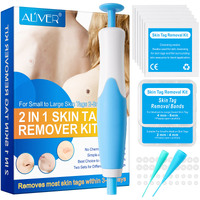 Aliver Body Skin Tag Mole Wart Removal Pen Tool Auto Bands Remover Kit Gentle Effect Micro Safe Painless