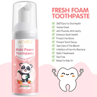 Aliver Foam Toothpaste Kids Dental Care Children Toddler Muss Tooth Paste Teeth Cleaning Care 3+ 60ml