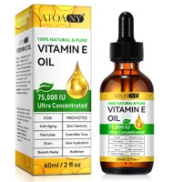 Atoany Pure Natural Vitamin E Oil Scars Anti Aging Face Serum Stretch Marks Body Skin Care Moisturizing Fine Lines, 60ml