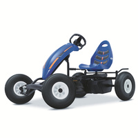 Berg Compact Sport BFR Four-Wheel Go-Kart, Ride-On Toy Car for 5+ years Kids, with BFR-HUB, Adjustable Seat, Swing Axle, Blue/Black