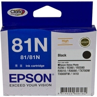 Epson 81N High Capacity Claria Black Ink Cartridge.