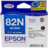 Epson 82N Standard Capacity Black Ink Cartridge Claria, Epson