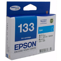 Epson 133 Standard Capacity Cyan Ink Cartridge DURABrite Ultra