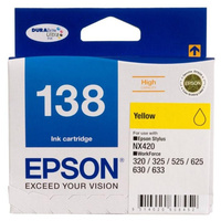 Epson 133 Standard Capacity Yellow Ink Cartridge DURABrite Ultra, Epson