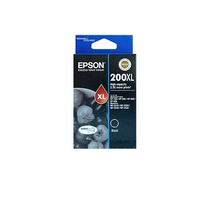 Epson 200XL Genuine High Capacity DURABrite Ultra Black High Yield Ink Cartridge