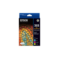 Epson 252VP Standard Capacity Ink Cartridge Value Pack, DURABrite Ultra, Epson C13T252692